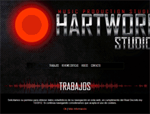 Tablet Screenshot of hartwork.es